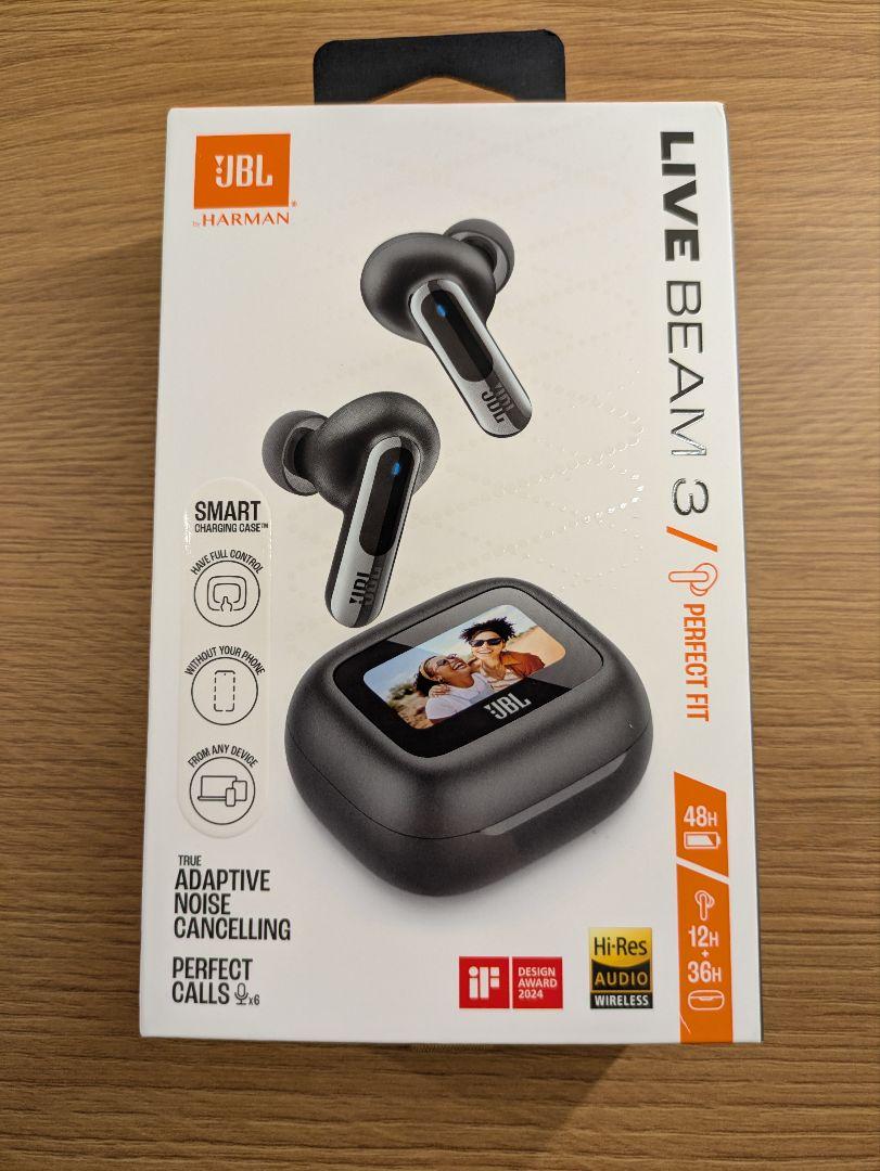 【超美品】JBL LIVE BEAM 3 ワイヤレスイヤホン
