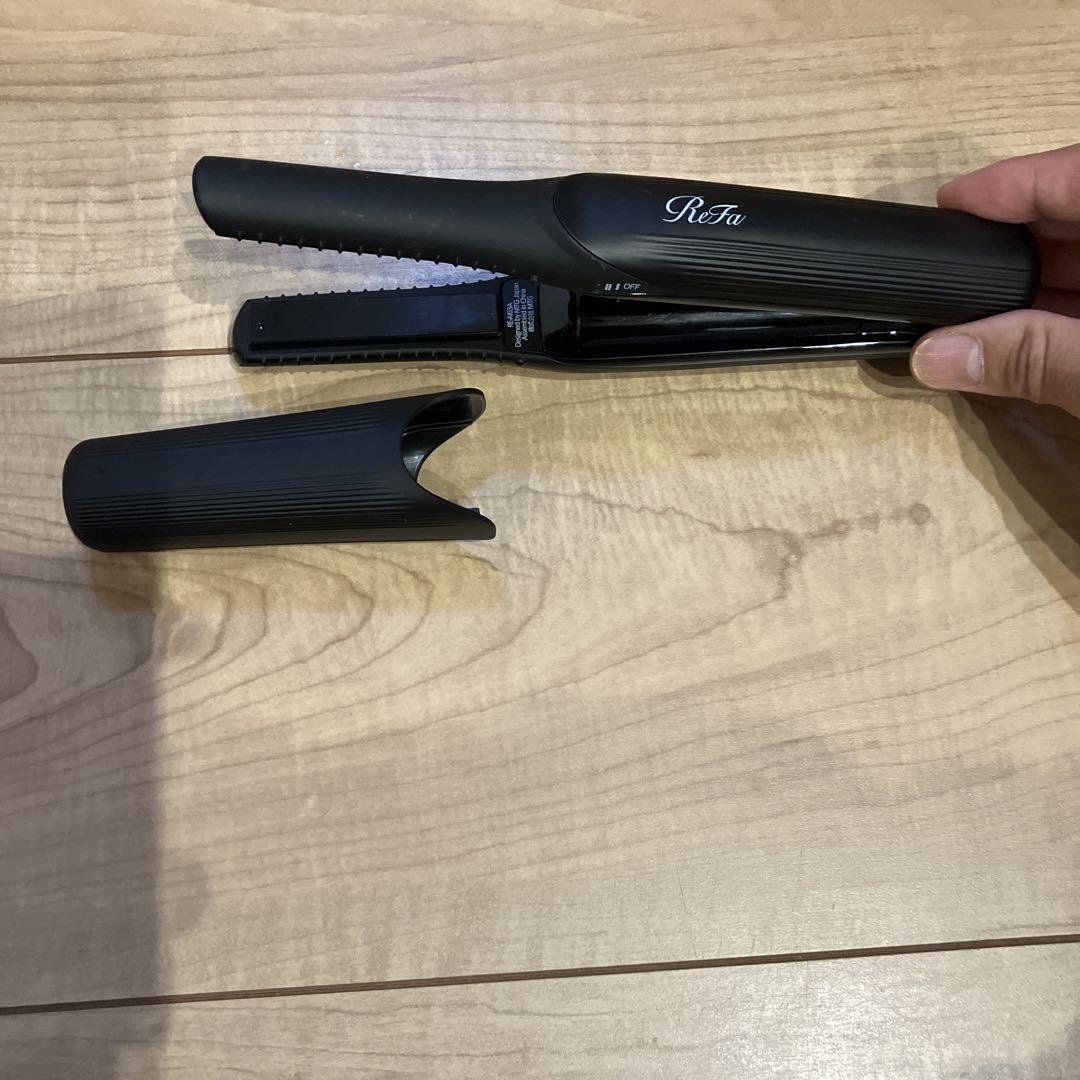 ReFa リファ フィンガーアイロン ST ブラック FINGER IRON RE