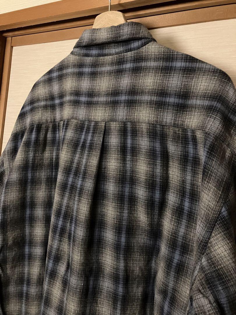 オンブレチェックシャツ コットン