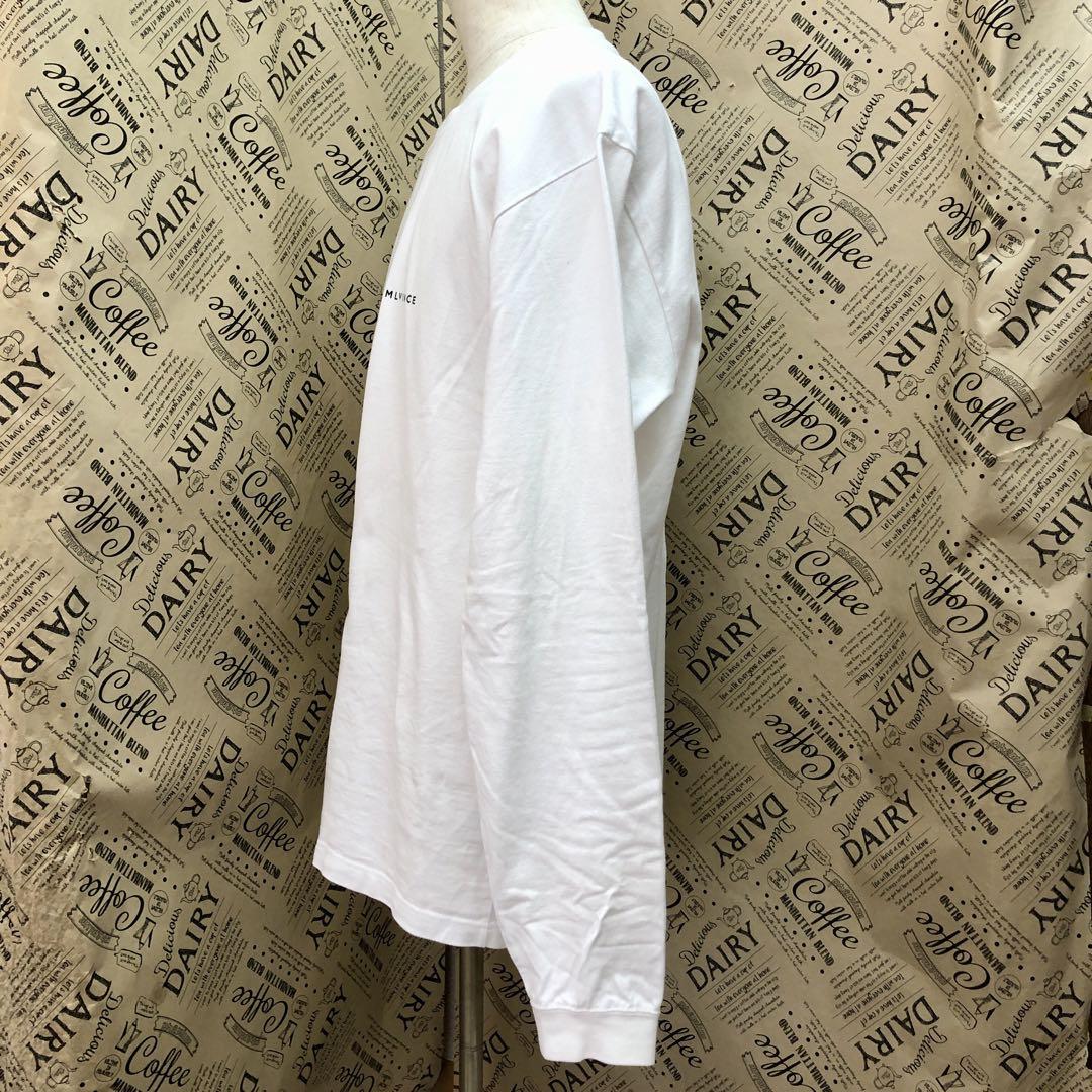 メルヴィンス CLASSIC LOGO ロング Tシャツ ホワイト S3080