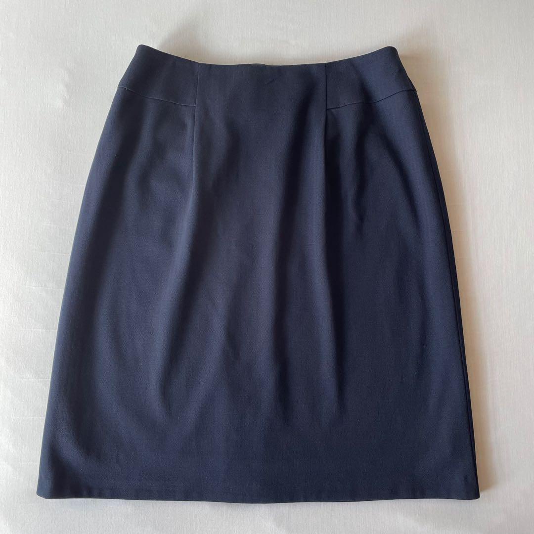 自由区　ノーカラージャケット スーツL ストレッチ