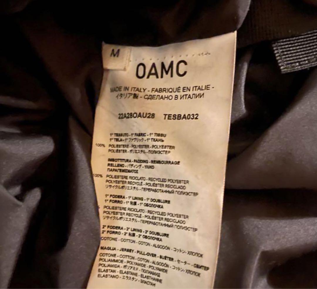 22FW OAMC コンパウンド ポケット パファージャケット ブルゾン　M