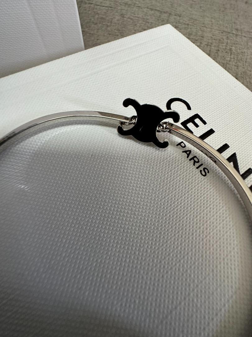 極美品☆CELINE シルバーブレスレット