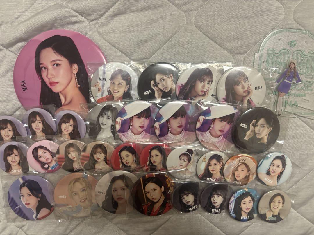 TWICE ミナ 缶バッジセット アクリルスタンド まとめ売り