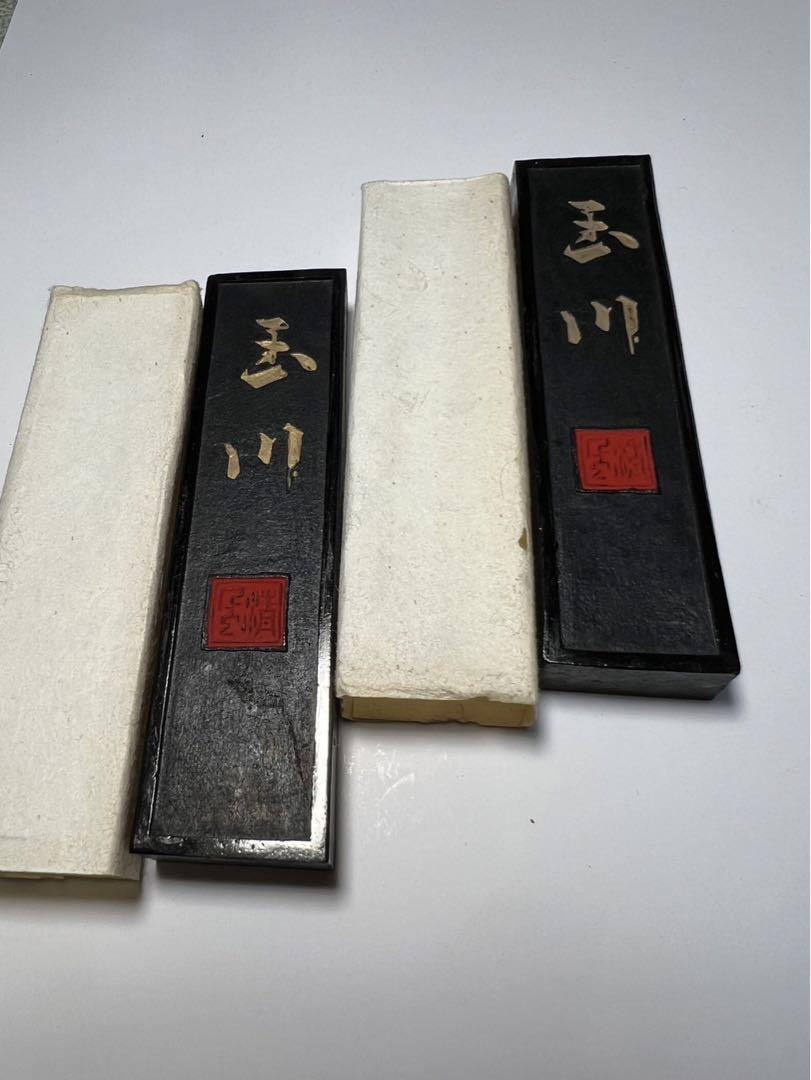 東京老舗高級油煙古墨色々3点お得 上級者書画状態良！ 東京老舗高級油煙古墨 21gx2お得に 上級者書画