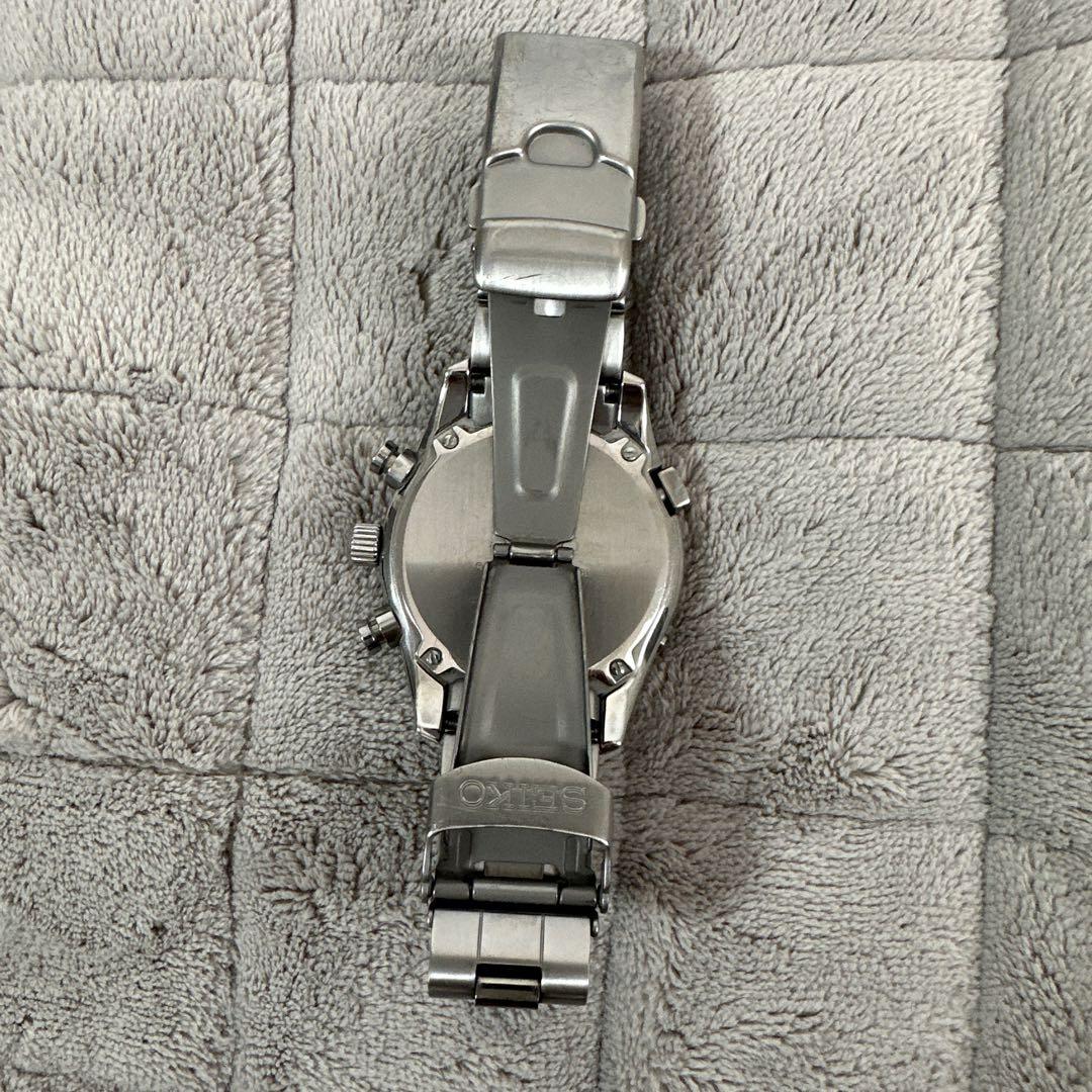 SEIKO ソーラー クロノグラフ ブラック