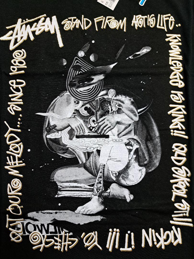 Stussy × poppy oil オイルワークス since 1980 T