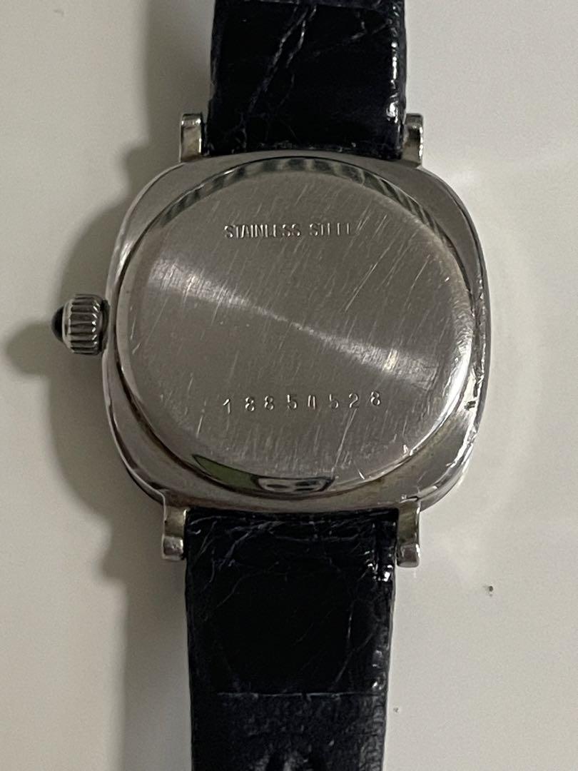 LONGINES ロンジン クォーツ レディース腕時計 スクエア シルバー文字盤
