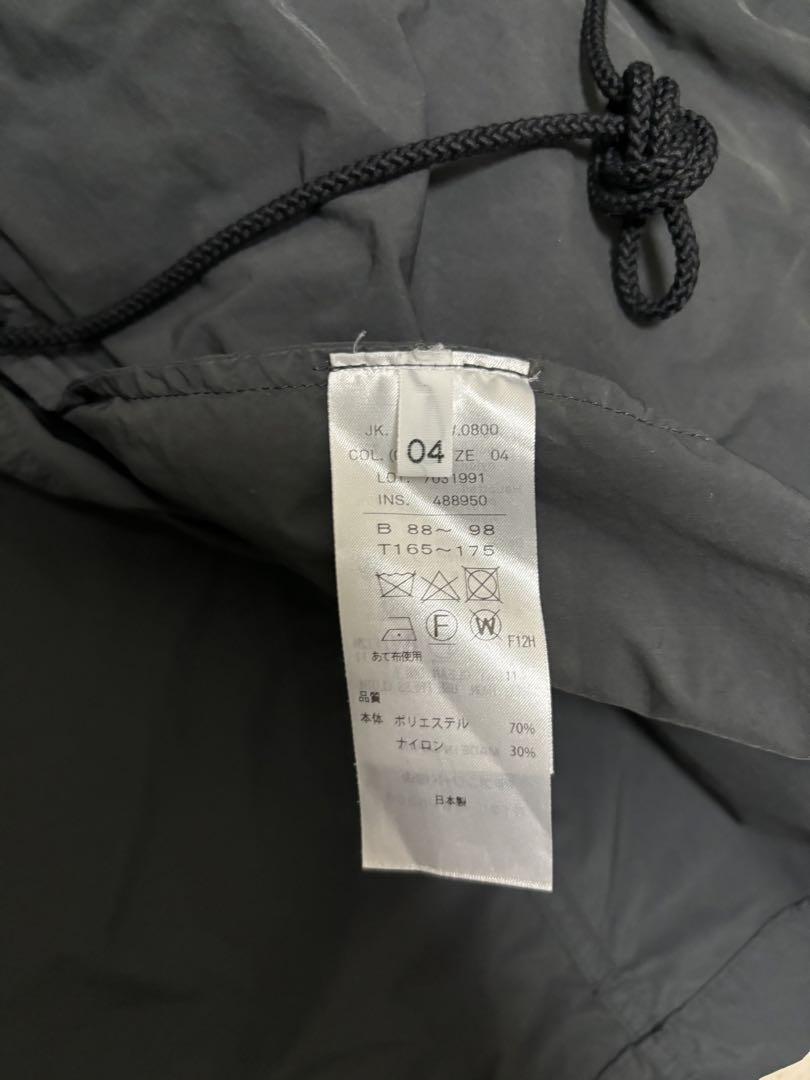 ATON AIR WEATHER SHORT MODS COAT サイズ04