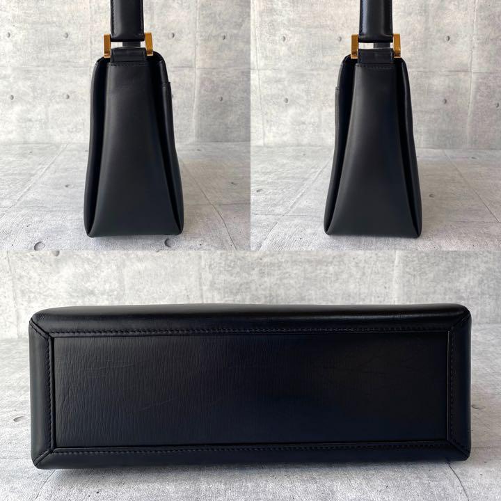 美品】WAKO 銀座和光 極上カーフレザー フォーマル ハンドバッグ