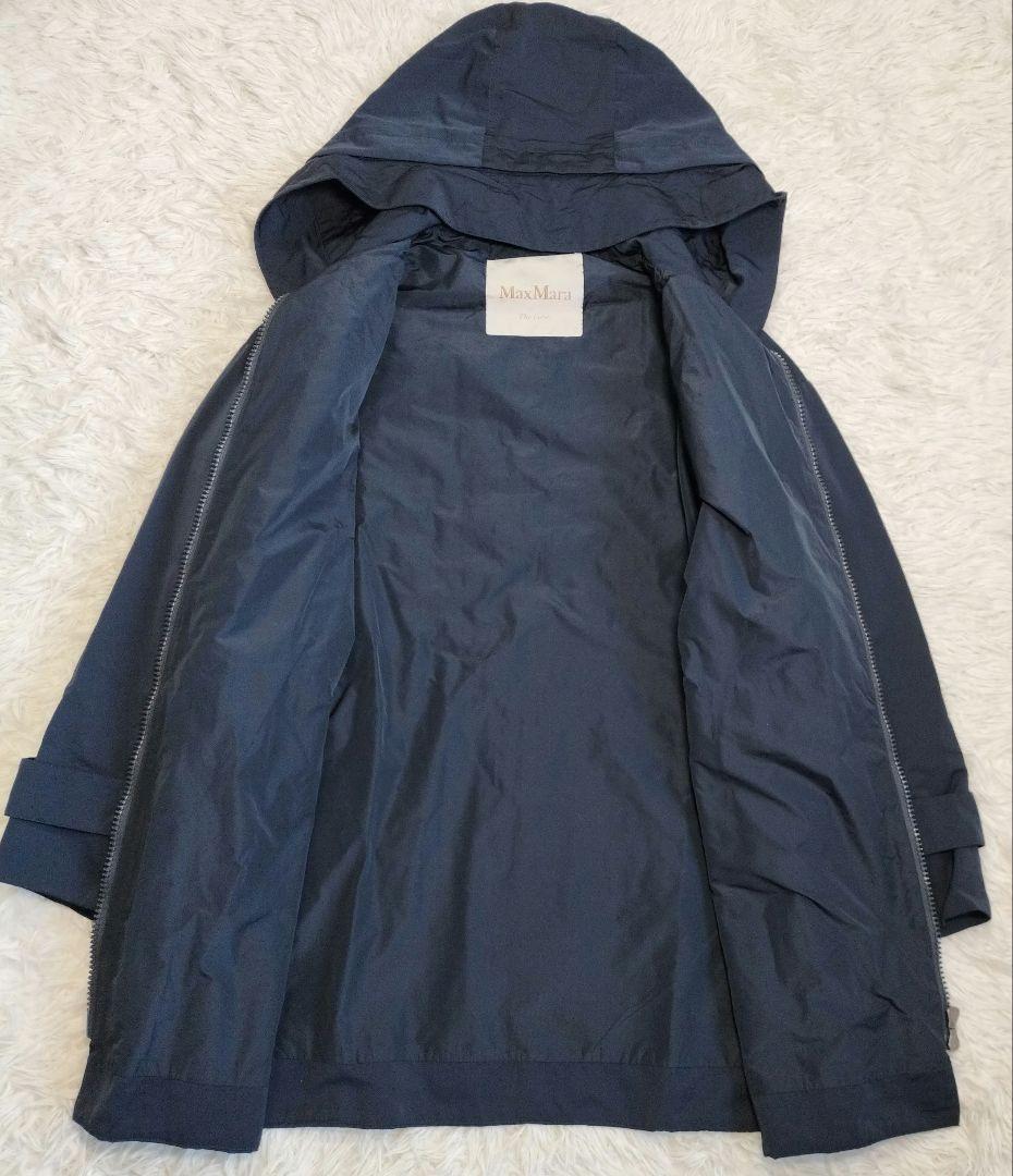 美品✨ 'S Max Maraナイロンタフタパーカ38 ネイビー