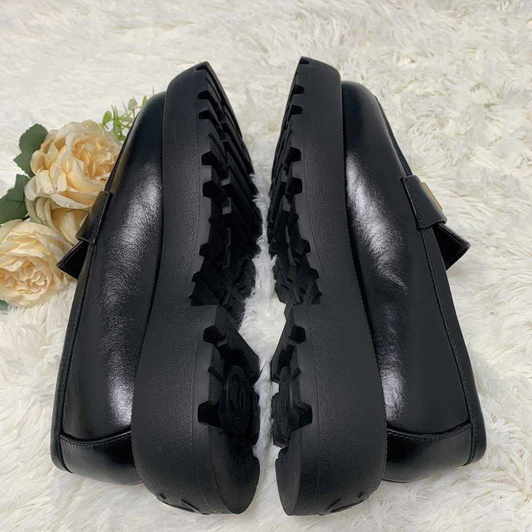 CHANEL ローファー レザー