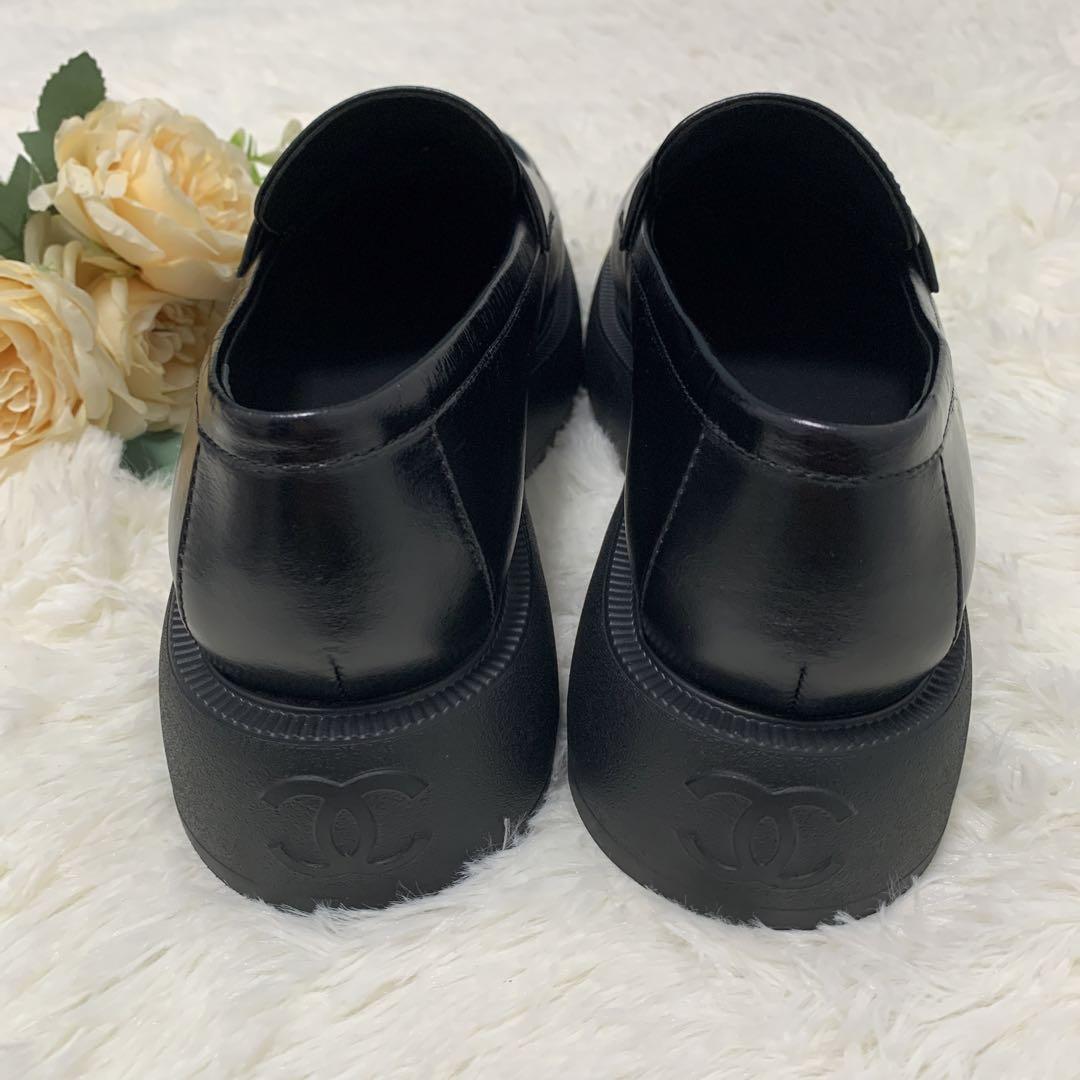 CHANEL ローファー レザー