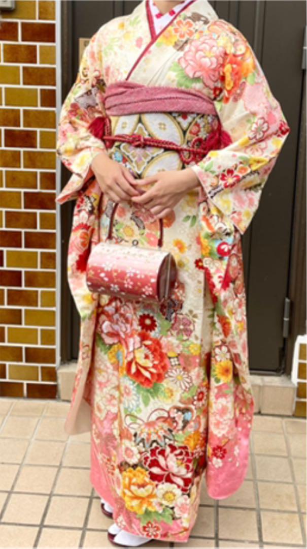 日本限定モデル】 振袖フルセット♪成人式 正絹友禅染 振袖 ...