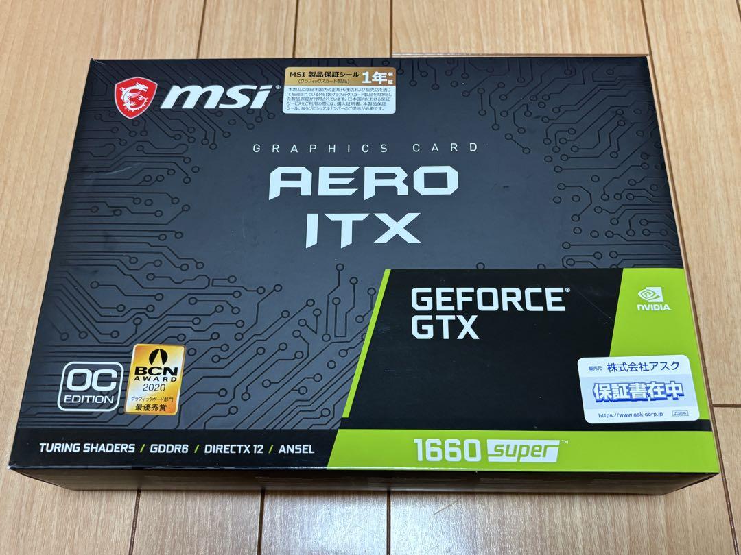 MSI AERO ITX 1660 Super グラフィックボード