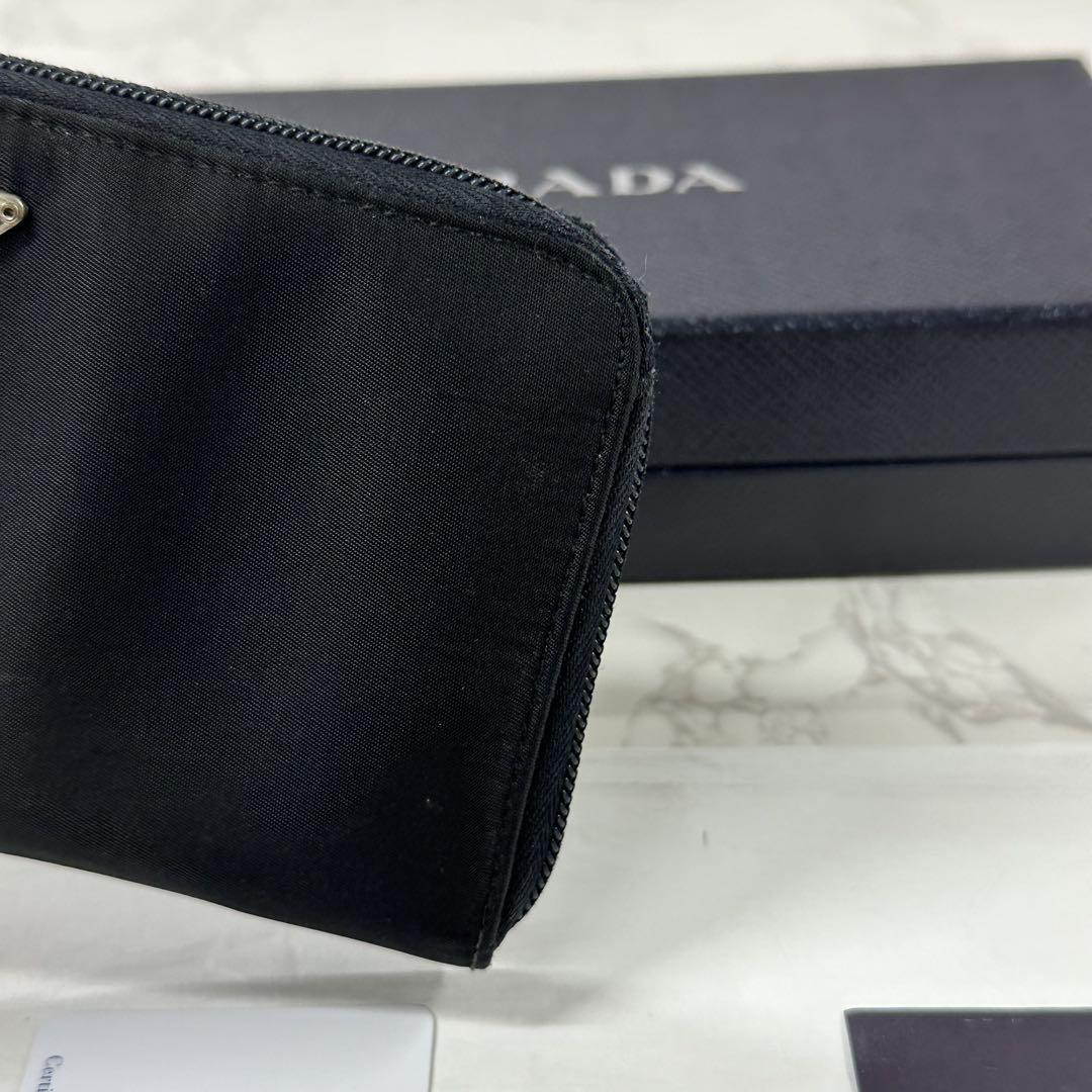 超良品‼️ プラダ　PRADA 財布　長財布　ナイロン　ラウンドファスナー