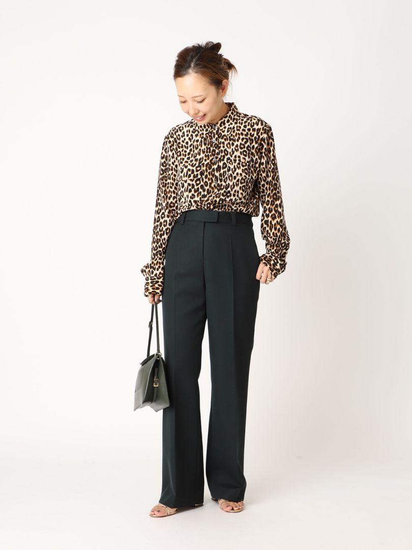 EQUIPMENT LEOPARD シャツ レオパードシャツ