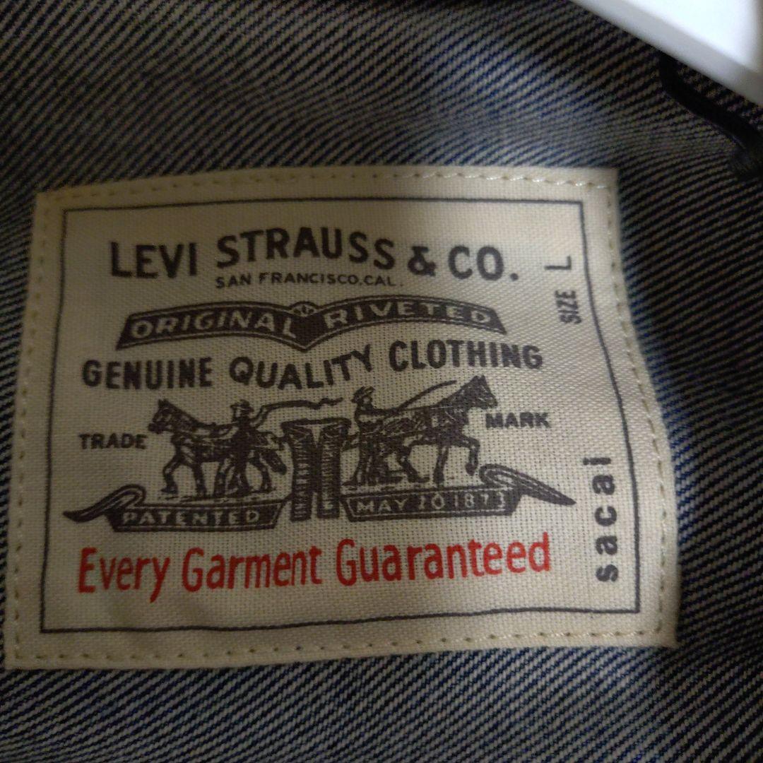 Levi's / sacai メンズ デニム ジャケット XL新品、未使用