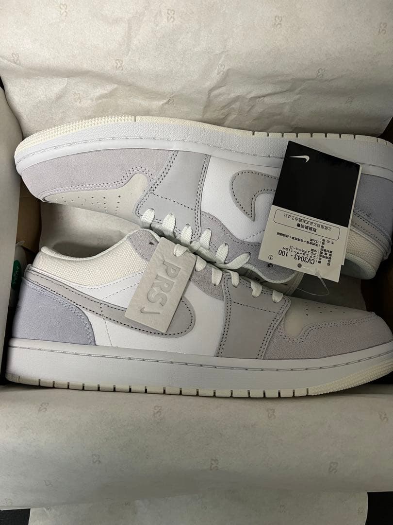 ☆新品☆Air Jordan 1 Low Paris 2024 ホワイト/グレー