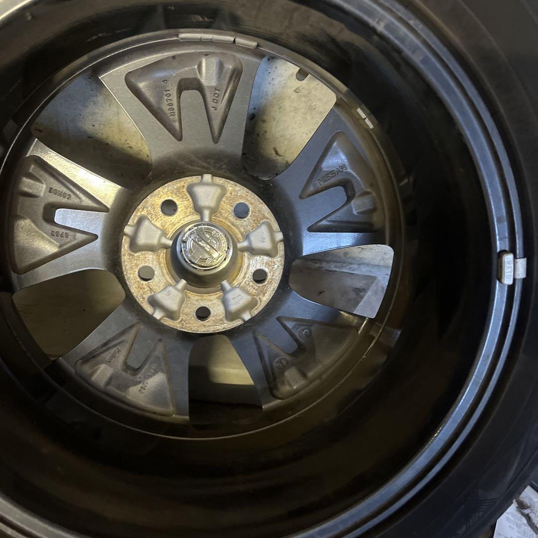日産リーフ純正アルミホイール　215/50R17  ブルーアースGT21年17週