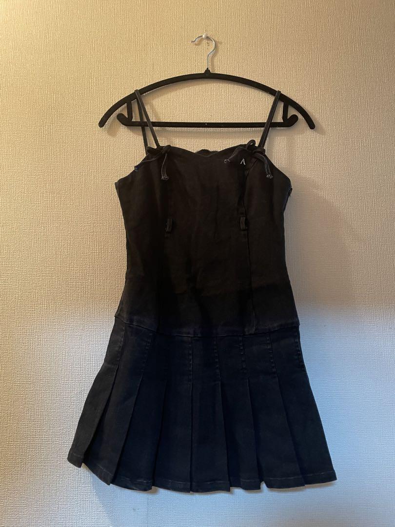 ANDMARY Bonnie denim mini dress