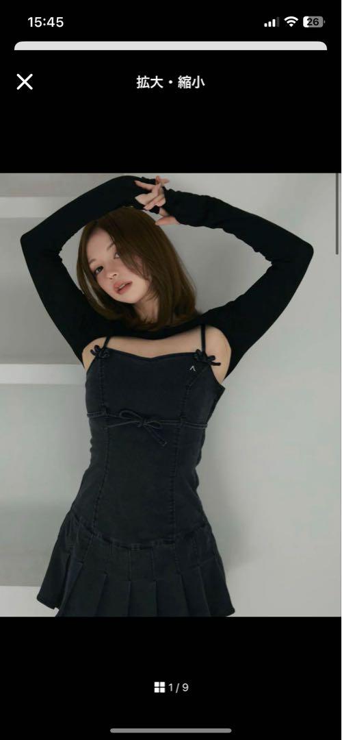 ANDMARY Bonnie denim mini dress