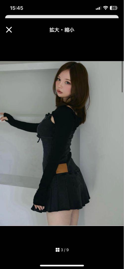 ANDMARY Bonnie denim mini dress