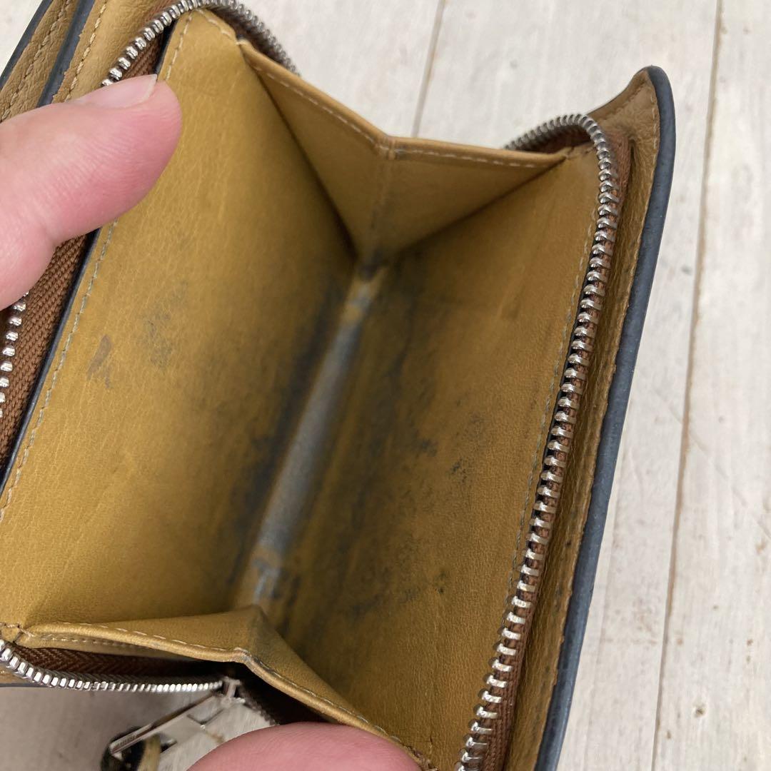 LOEWE ロエベ ミニウォレット ミニ財布 アナグラムロゴ ブラウン系 LOEWE ロエベ ミニウォレット ミニ財布 アナグラムロゴ ブラウン