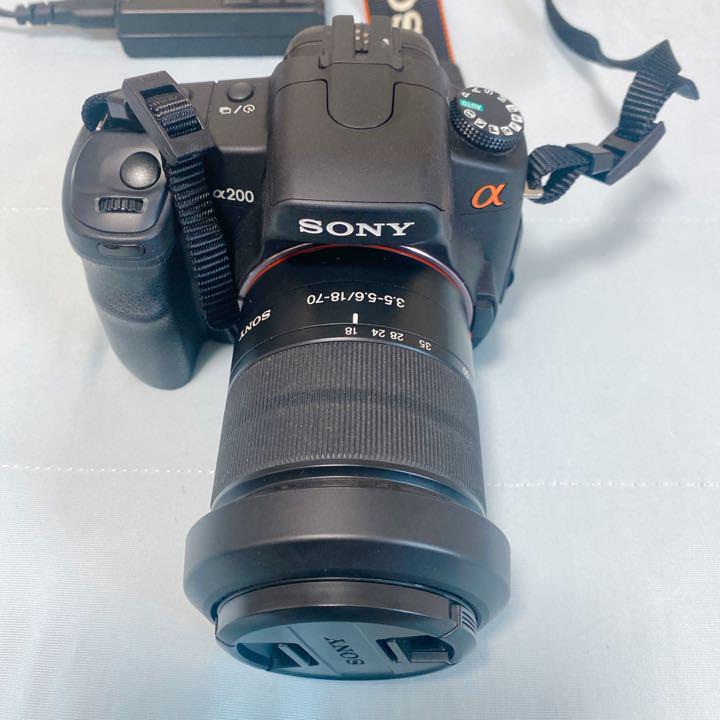 11340円 送料無料 SONY α200 DSLR-A200 ブラック 超望遠ダブルズームセット 11340円 送料無料 SONY α200 DSLR-A200 ブラック 超望遠ダブルズームセット