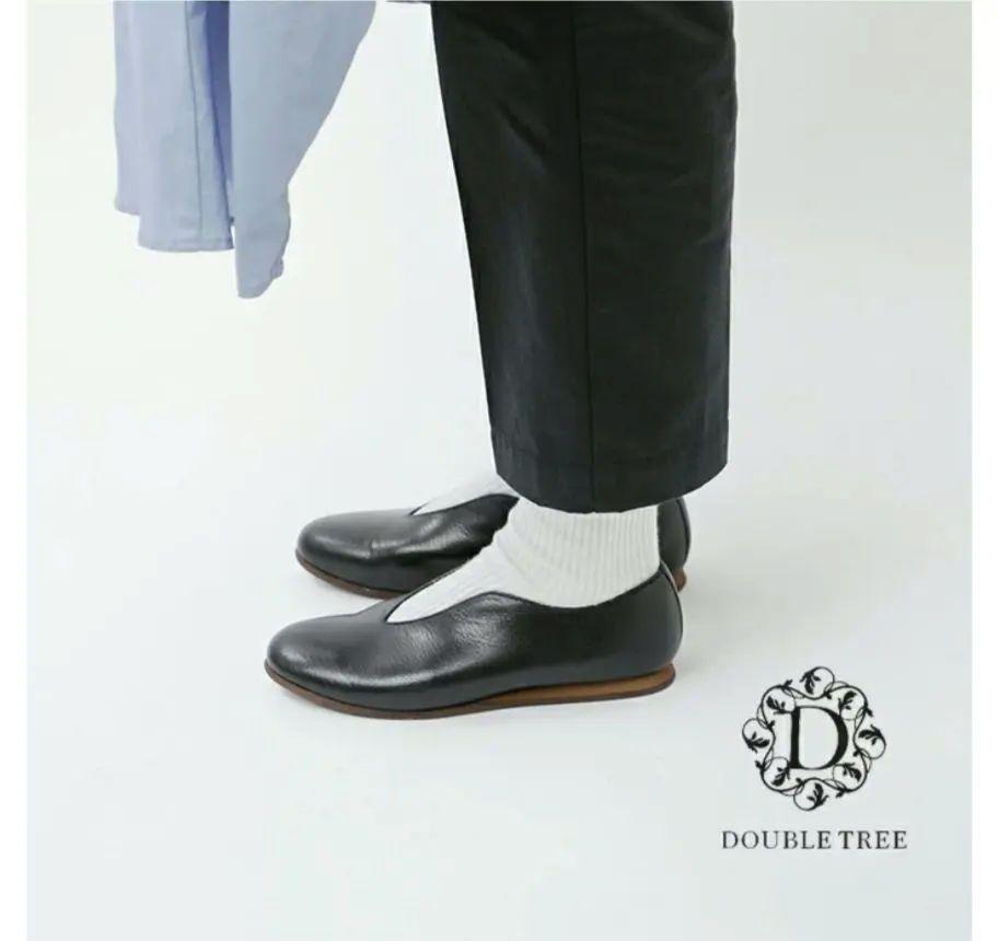 【美品】DOUBLETREE ダブルツリー Vカット フラットシューズ 39