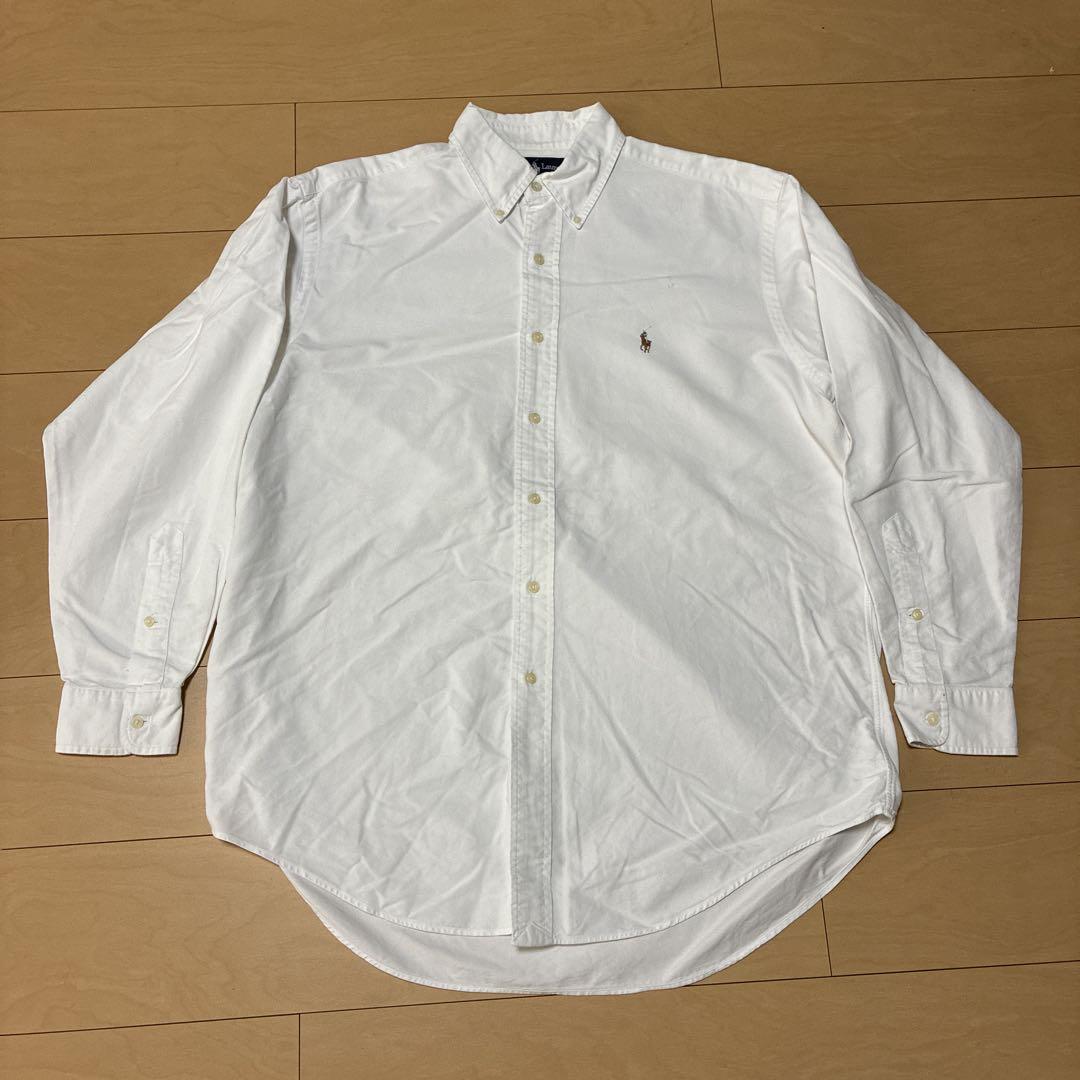 Ralph Lauren Yarmouth ホワイト 長袖BDシャツ 16-33 Ralph Lauren Yarmouth ホワイト 長袖BDシャツ 16-33 - メルカリ