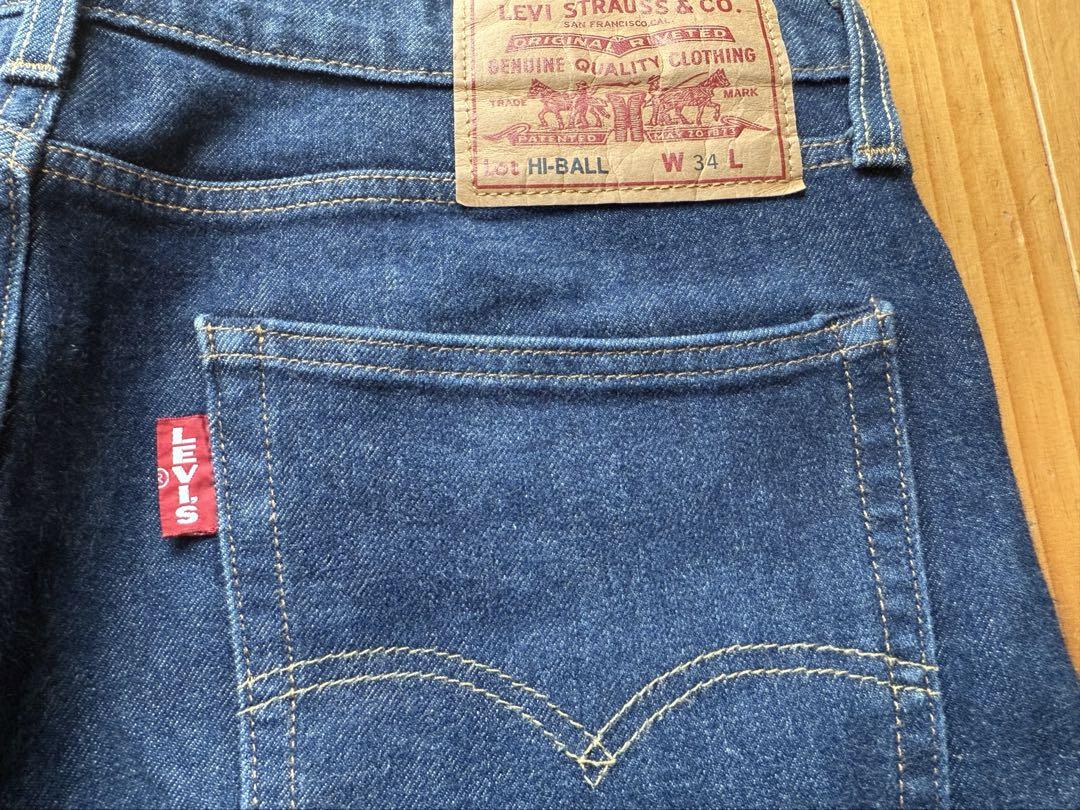 Levi’s PREMIUM HI-BALL BIG E赤タブ W34