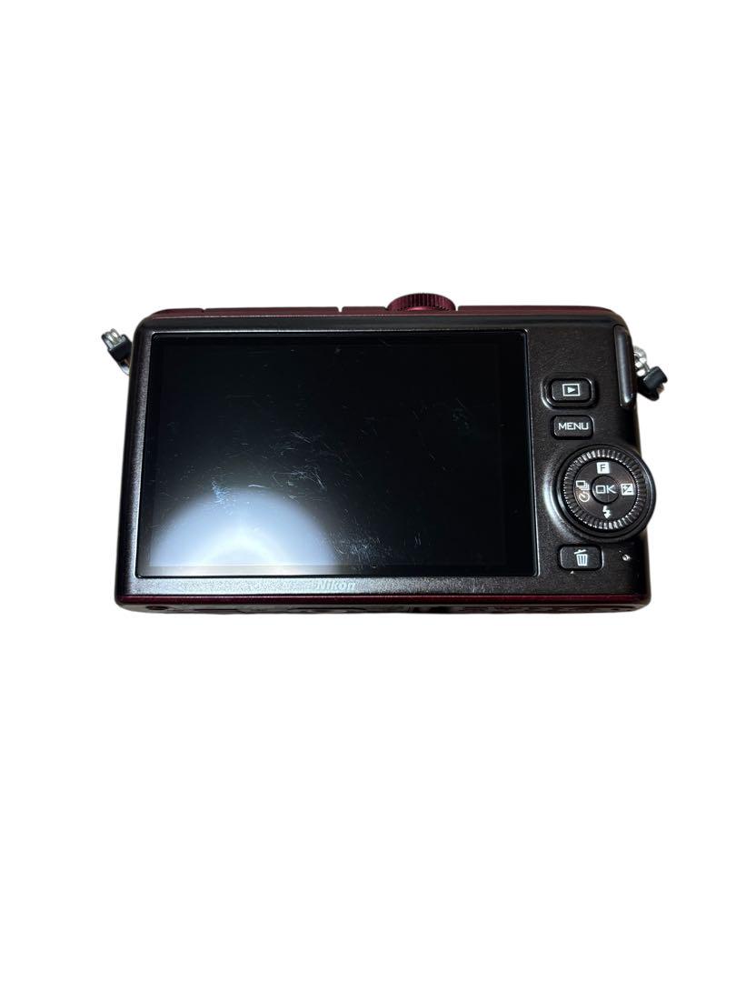 【動作品】Nikon1 J3 ミラーレス ボディレッド