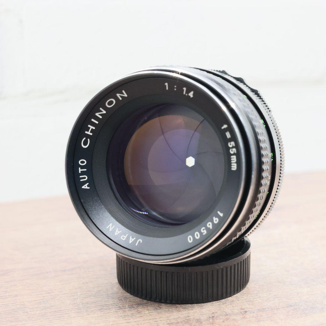 希少》AUTO CHINON 55mm F1.4 【光学美品】 - メルカリ