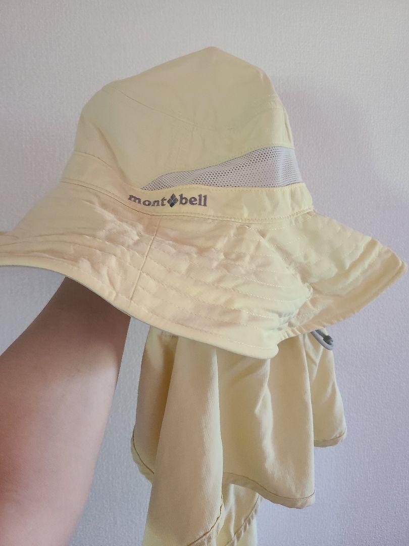mont-bell フィールドハット S クリーム色 mont-bell アウトドアハット S ライトイエロー クリーム色