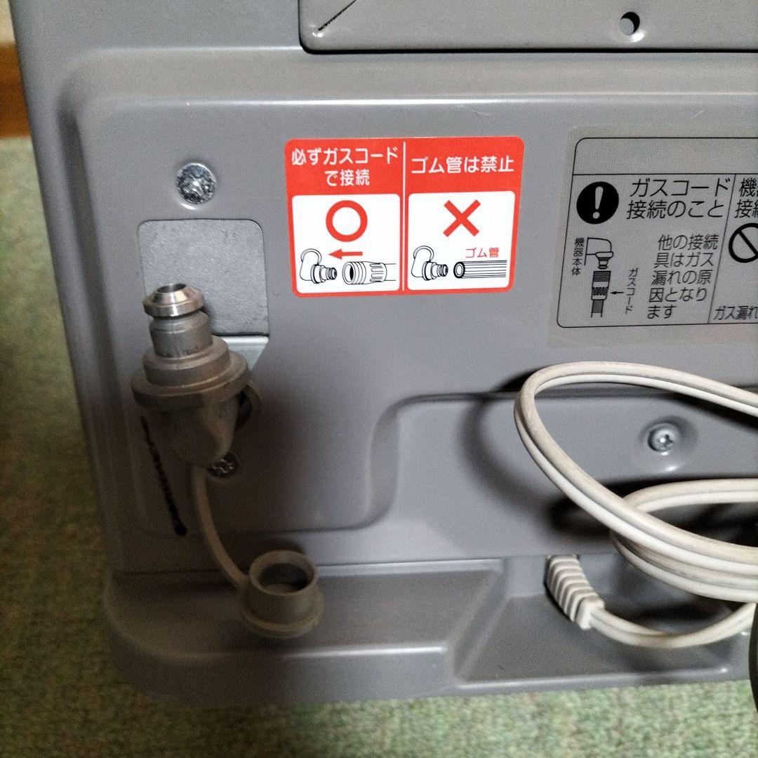 ノーリツGFH-3500Sガスファンヒーター都市ガス用　ホース付き