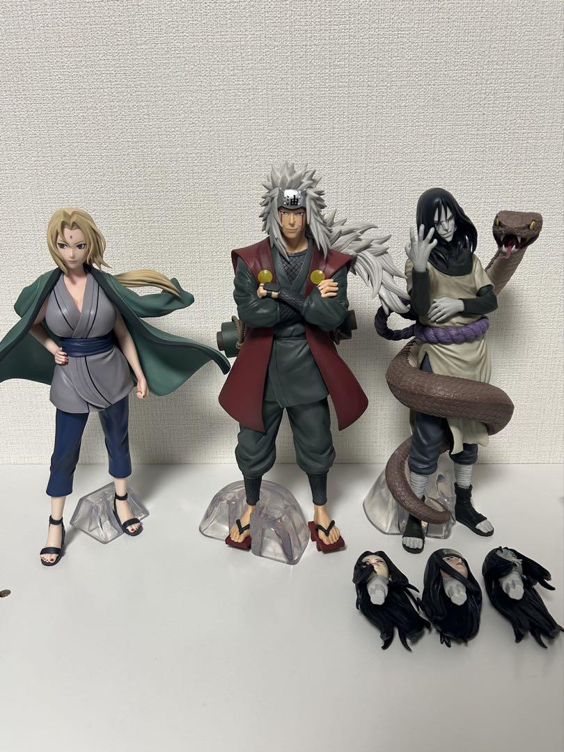 NARUTO ナルト フィギュア 綱手 大蛇丸 自来也 一番くじ 伝説の三忍