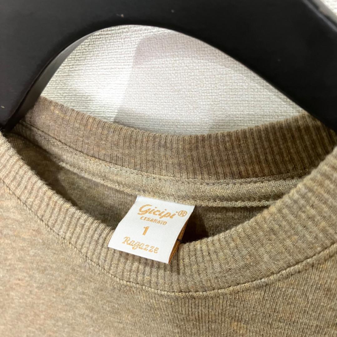 新品 GICIPI ジチピ　ARGENTO KNIT 5分袖　ニット