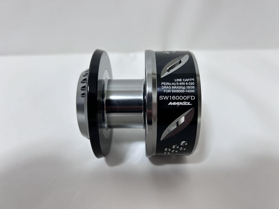 最大80％OFF - 『在庫ロス売買マーケット』 マクセル パワーフッキング シマノ SW16000FD カスタムスプール リール