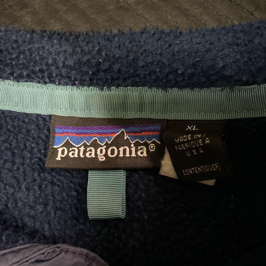 patagonia フリースジャケット XL ネイビー