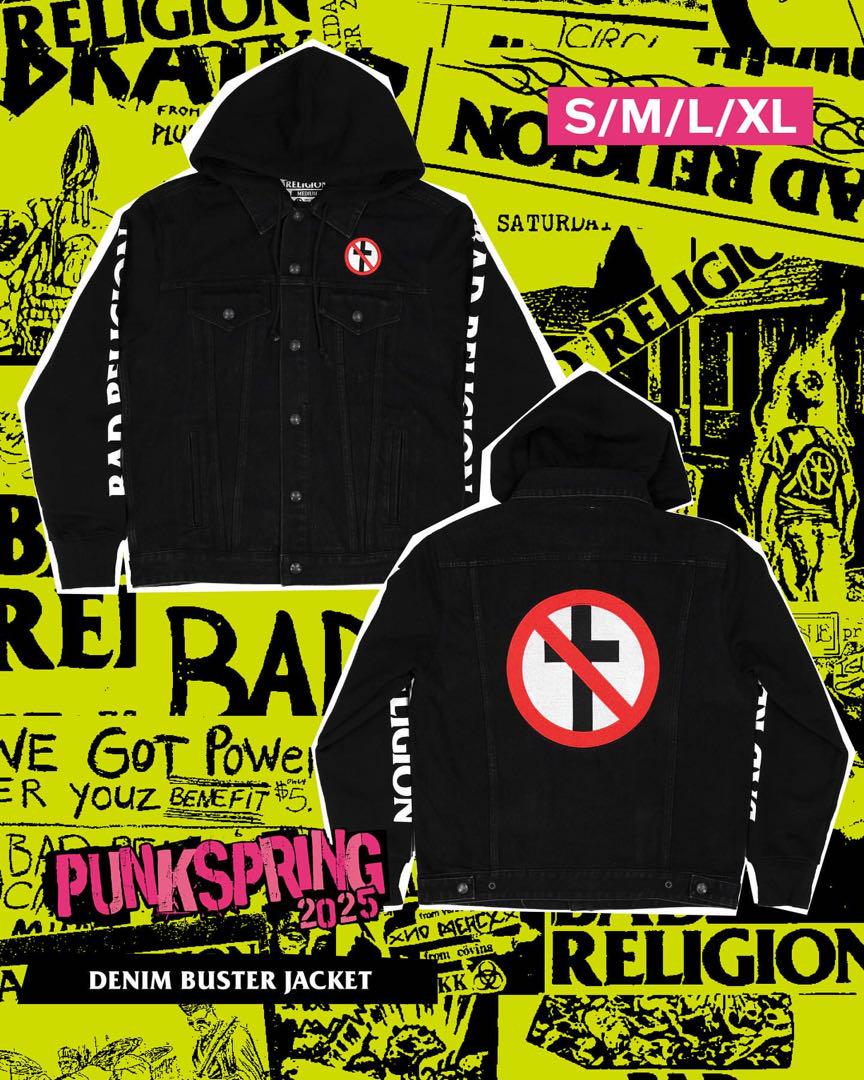 【レア】BAD RELIGION 公式デニムジャケット★パンクスプリング限定