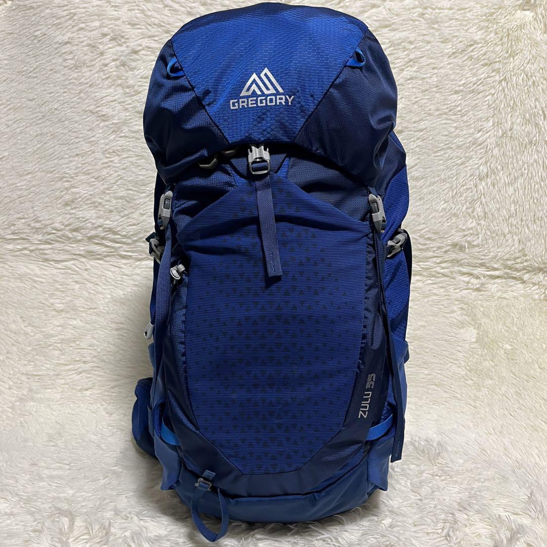 MD/LRG グレゴリー ZULU 35 ブルー 登山用リュック ザック メンズ