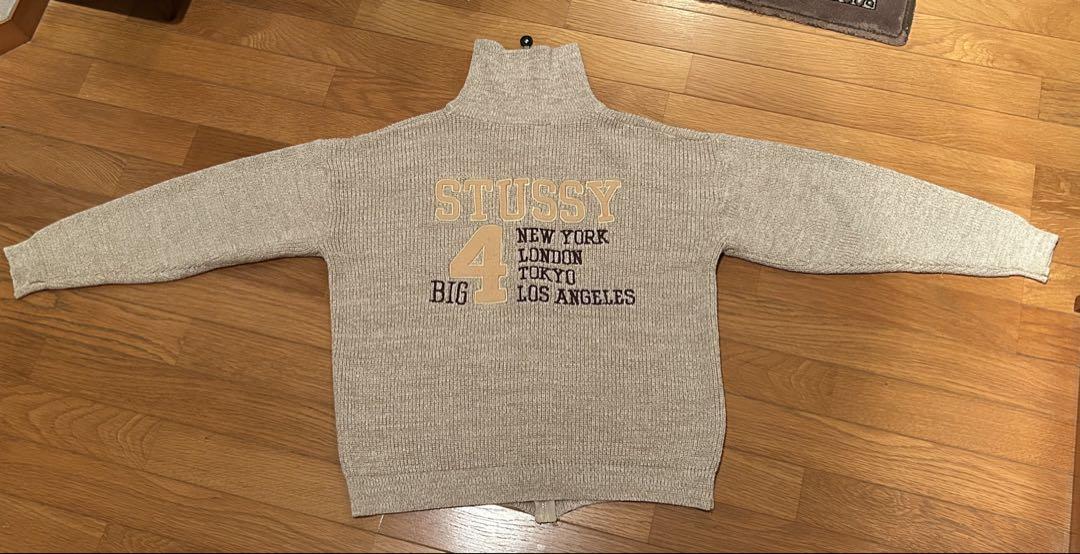 old stussy big4ドライバーズニット