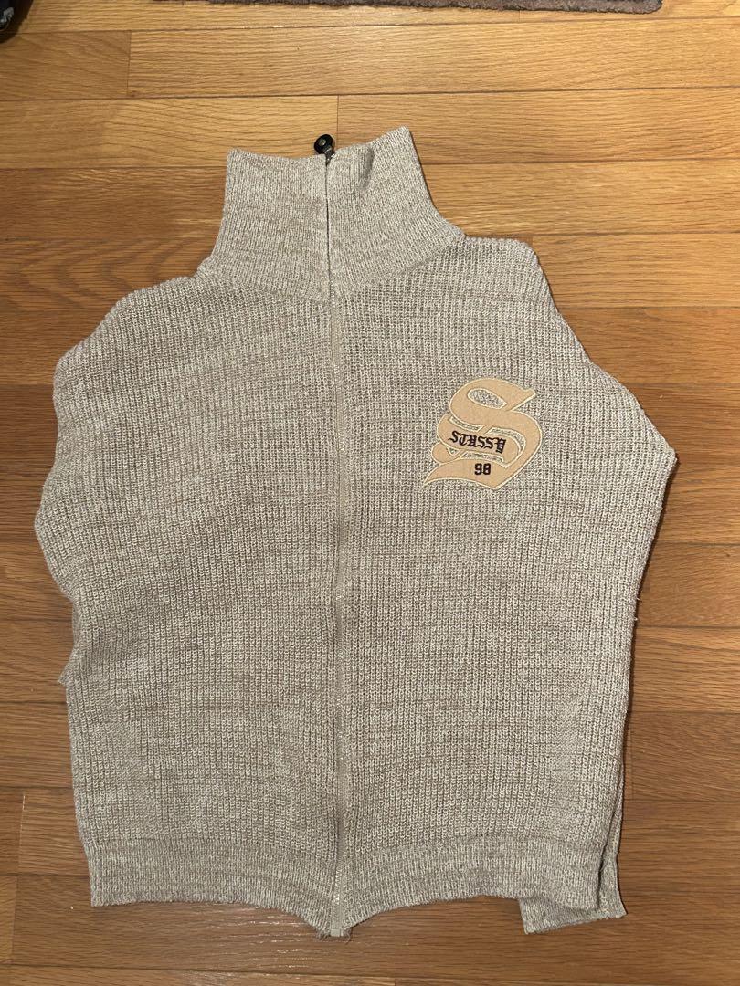 old stussy big4ドライバーズニット