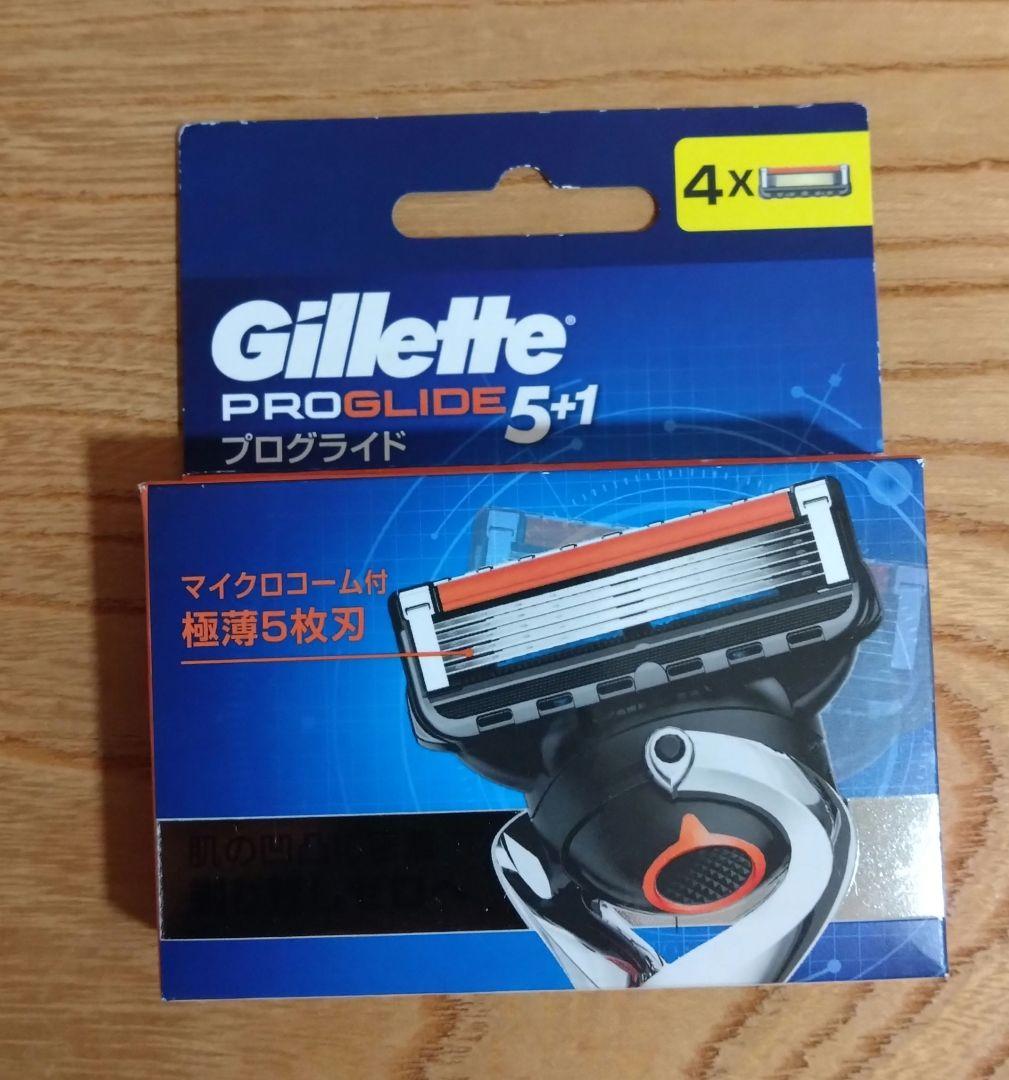 【パッケージにダメージ有】ジレット  プログライド 替刃 4コ入【ポストmini