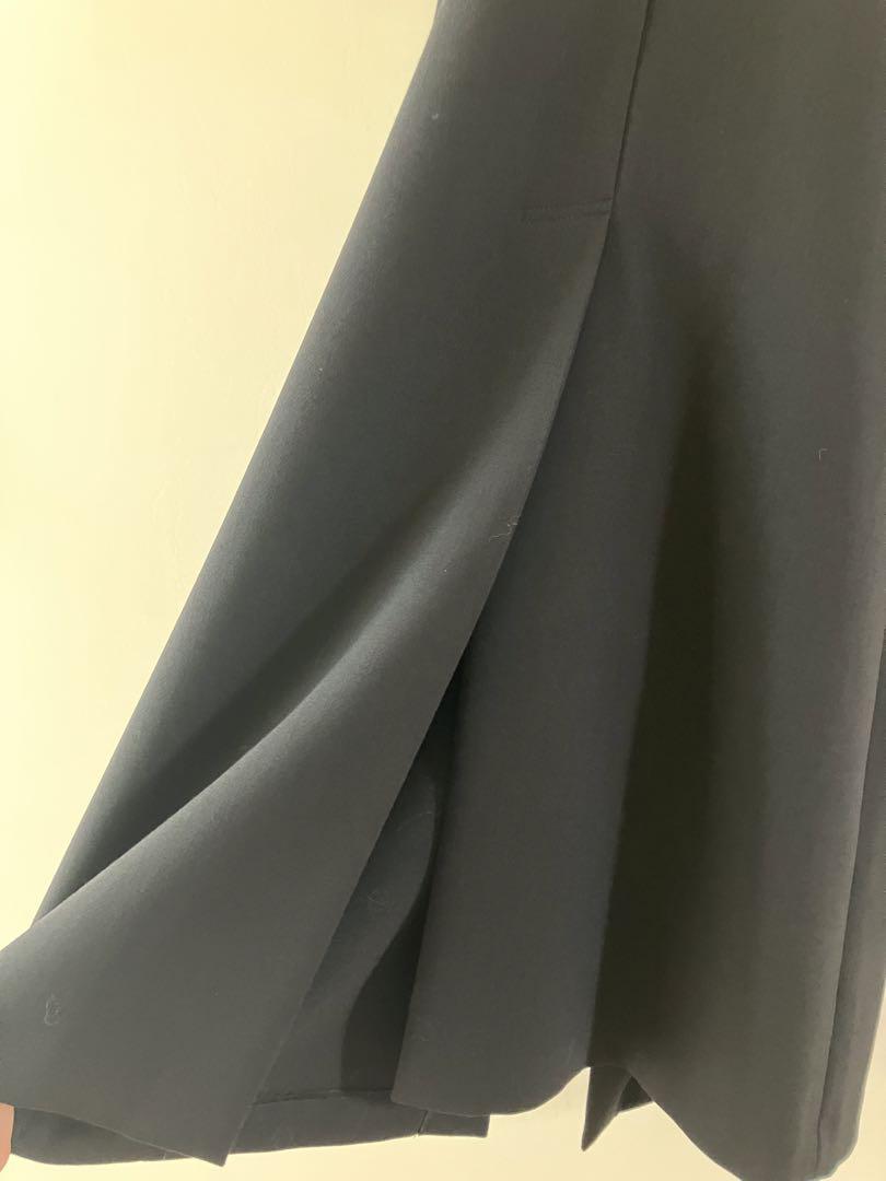 エンフォルド ENFOLD STRAIGHT JUMPER-SKIRT 黒