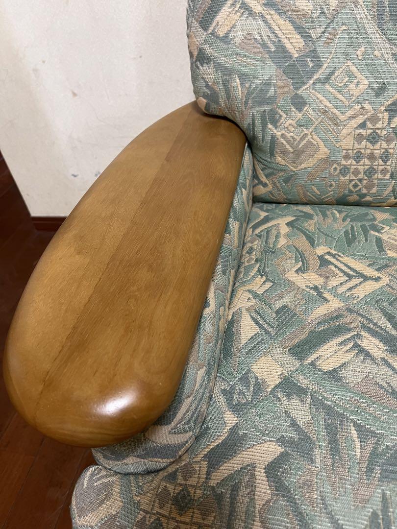 【愛知周辺手渡し大歓迎】【美品】 カリモク　回転式　シングルソファー
