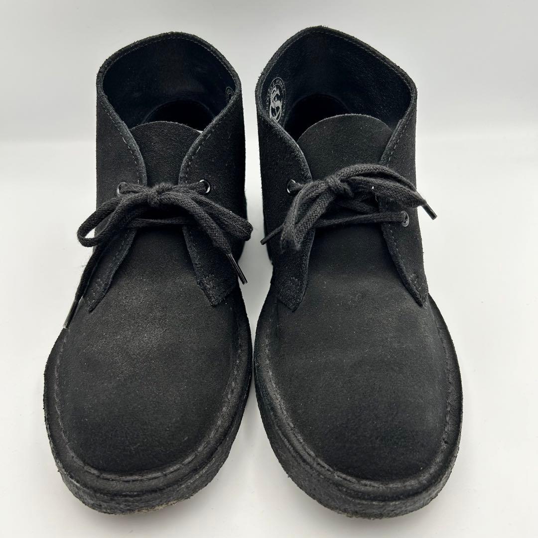 美品 クラークス デザート ブーツ スエード ブラック 17cm キッズ 美品 クラークス デザートブーツ チャッカブーツ ゴアテックス 黒 25.5