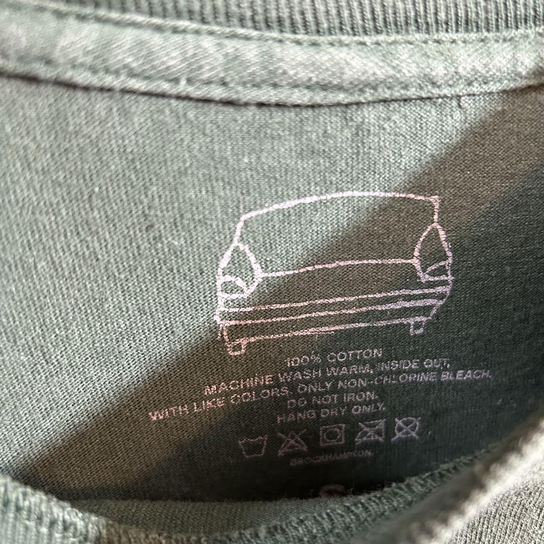 ブロックハンプトン　ロングＴシャツ　バンド　サーモグラフィー　妊婦　HIPHOP
