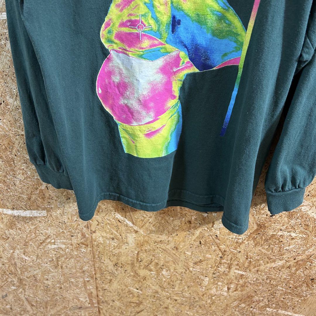 ブロックハンプトン　ロングＴシャツ　バンド　サーモグラフィー　妊婦　HIPHOP